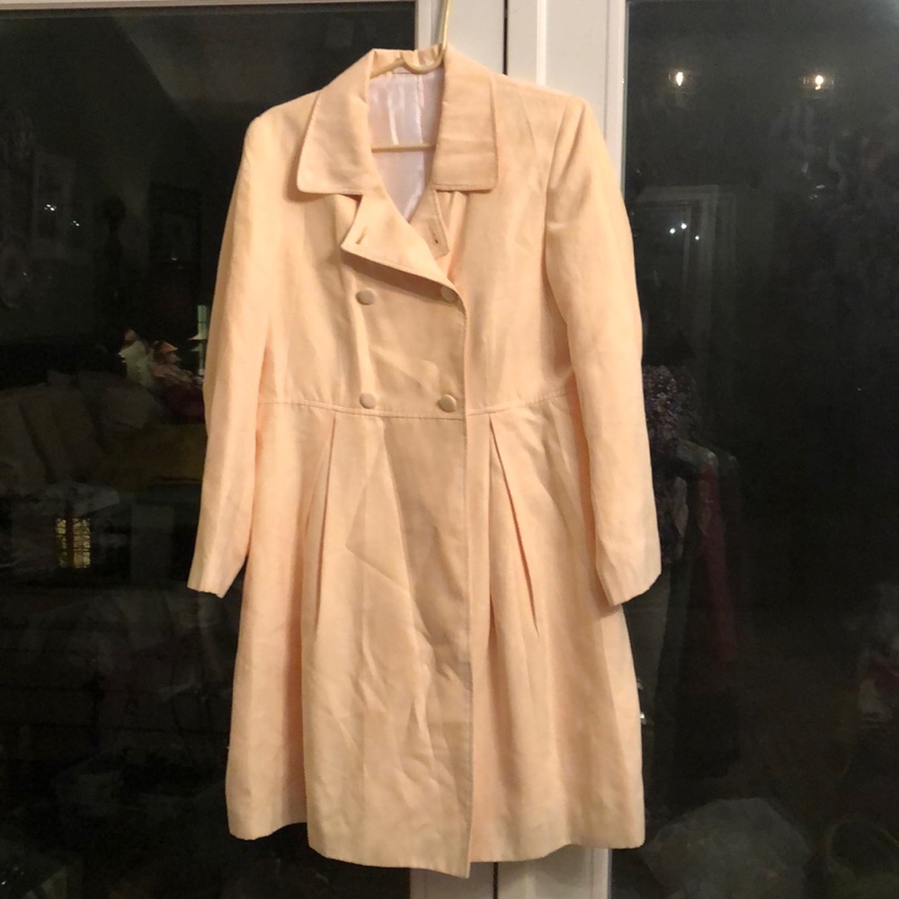 Tailor made faux suede coat dress.